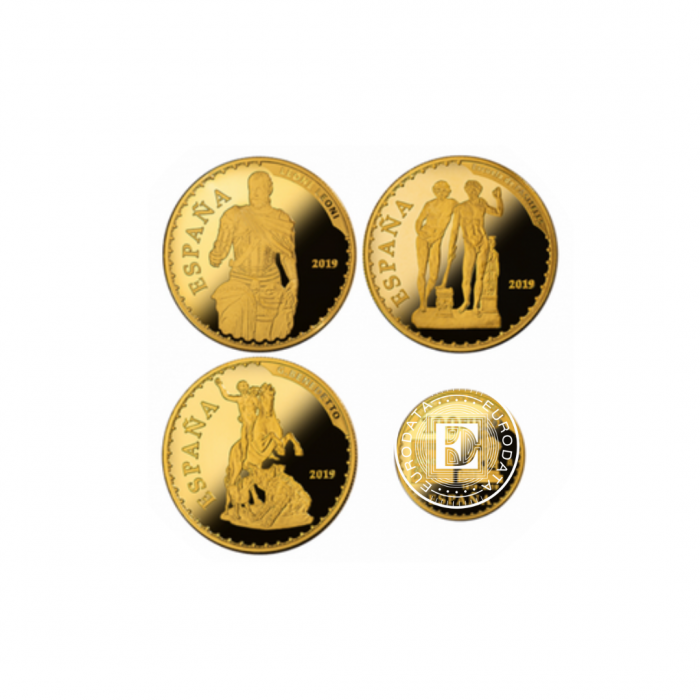 20.25 g pièce d'or PROOF collection Musée du Prado 200e anniversaire, Espagne 2019