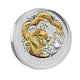 1 oz (31.10 g) srebrna moneta Australian Lunar II Dragon, Australia 2012 