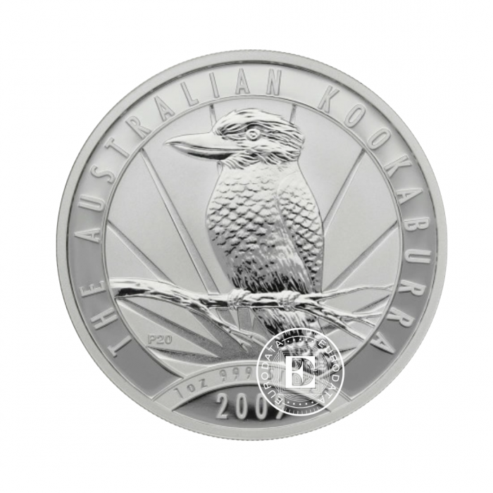 1 oz (31.10 g) silbermünze Kookaburra, Australia 2009