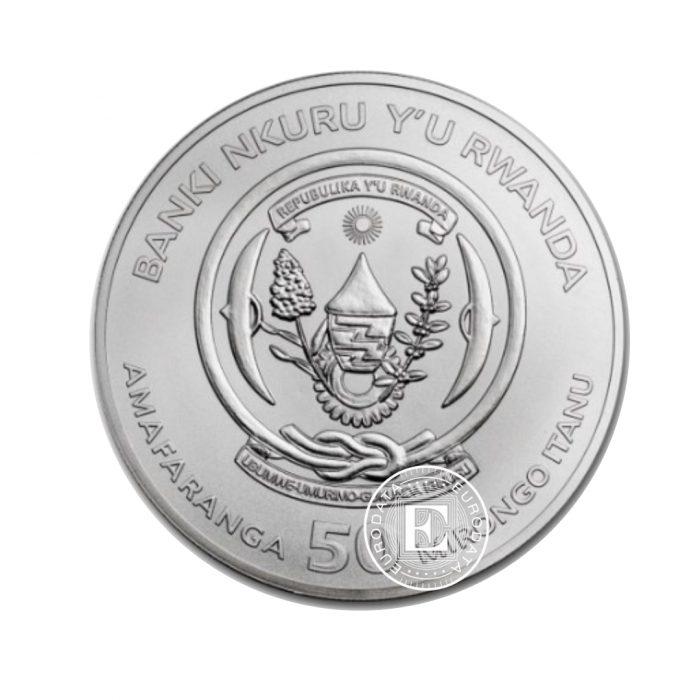 1 oz (31.10 g) sidabrinė moneta Nautical Ounce -  HMS Endeavor, Ruanda 2018