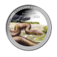 1 oz (31.10 g) sidabrinė spalvota moneta Titanoboa, Kongo Respublika 2023