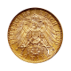 20 mark (7.16 g) gold coin Wilhelm II King of Wurttemberg, Germany 1894-1914