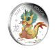 1/2 oz (15.55 g)  silver PROOF colored coin Year of  Dragon - Dragon Baby, Tuvalu 2024 (with certificate)