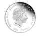 1/2 oz (15.55 g) sidabrinė PROOF spalvota moneta Drakono metai  -  Dragon Baby, Tuvalu 2024 (su sertifikatu)