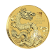 1 oz (31.10 g) auksinė PROOF moneta Lunar III -  Drakono metai, Australija 2024 (su sertifikatu)