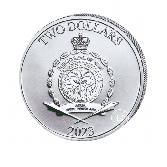 1 oz (31.10 g) pièce  d'argent  Tree of life, Niue 2023