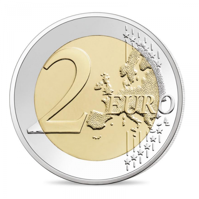 2 Eur (8.50 g)  moneta na karcie Heros, Francja 2020