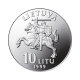 10 litas coin Vilnius, Lithuania 1998