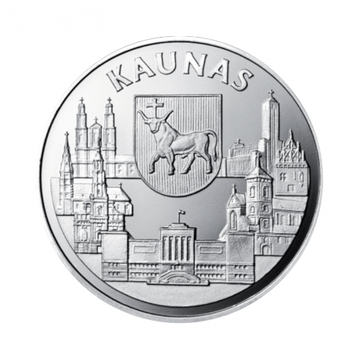 10 litas coin Vilnius, Lithuania 1998