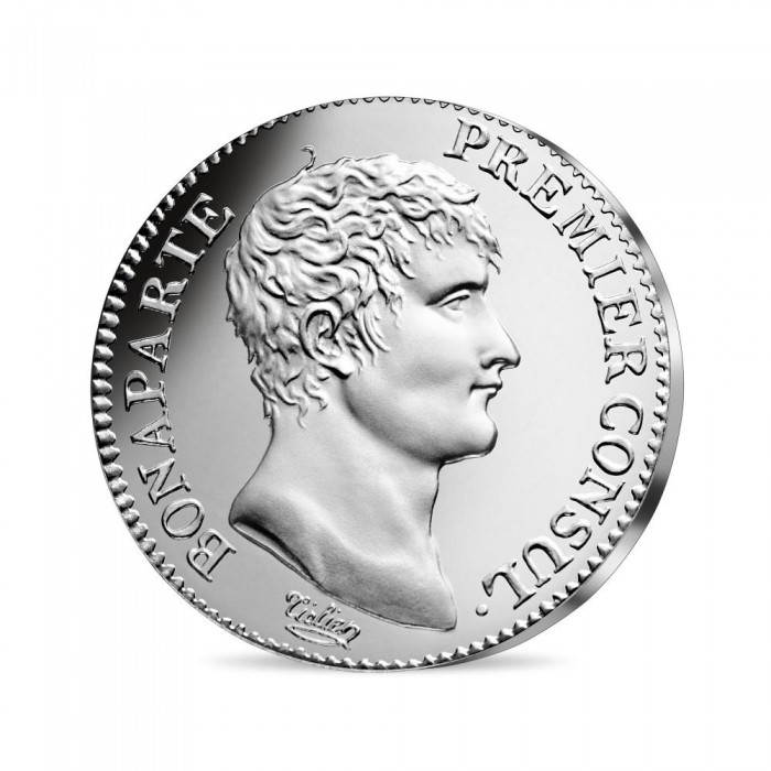 10 eurų sidabrinė moneta iš COIN OF HITORY kolekcijos 8/18, Prancūzija 2019 || Napoleon Bonaparte