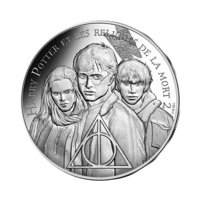 10 euro Srebrna monetaHarry  Harry Potter Reliques de la Mort II 17/18, Francja 2021