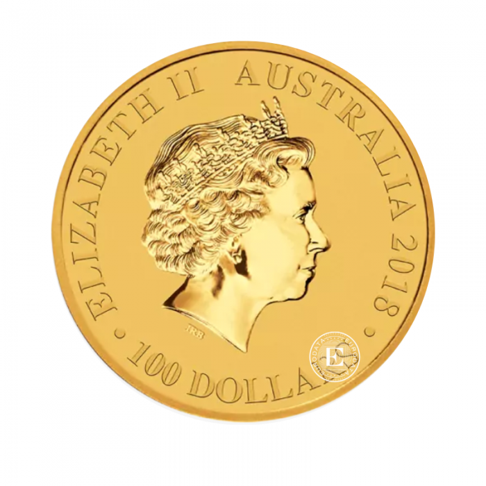 1 oz (31.10 g) auksinė moneta Rojaus paukščiai - Viktorijos Rojaus Paukštis, Australija 2018