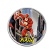 1 oz (31.10 g) sidabrinė spalvota moneta kortelėje DC Comics Flash, Samoa 2023