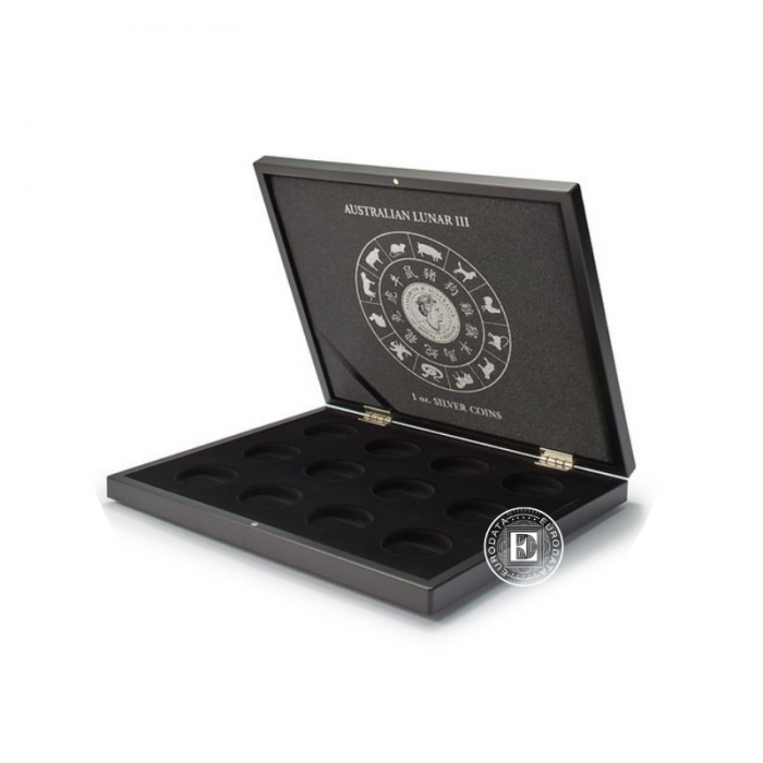 Coffret de présentation pour pièces d'argent VOLTERRA série LUNAR III, Leuchtturm